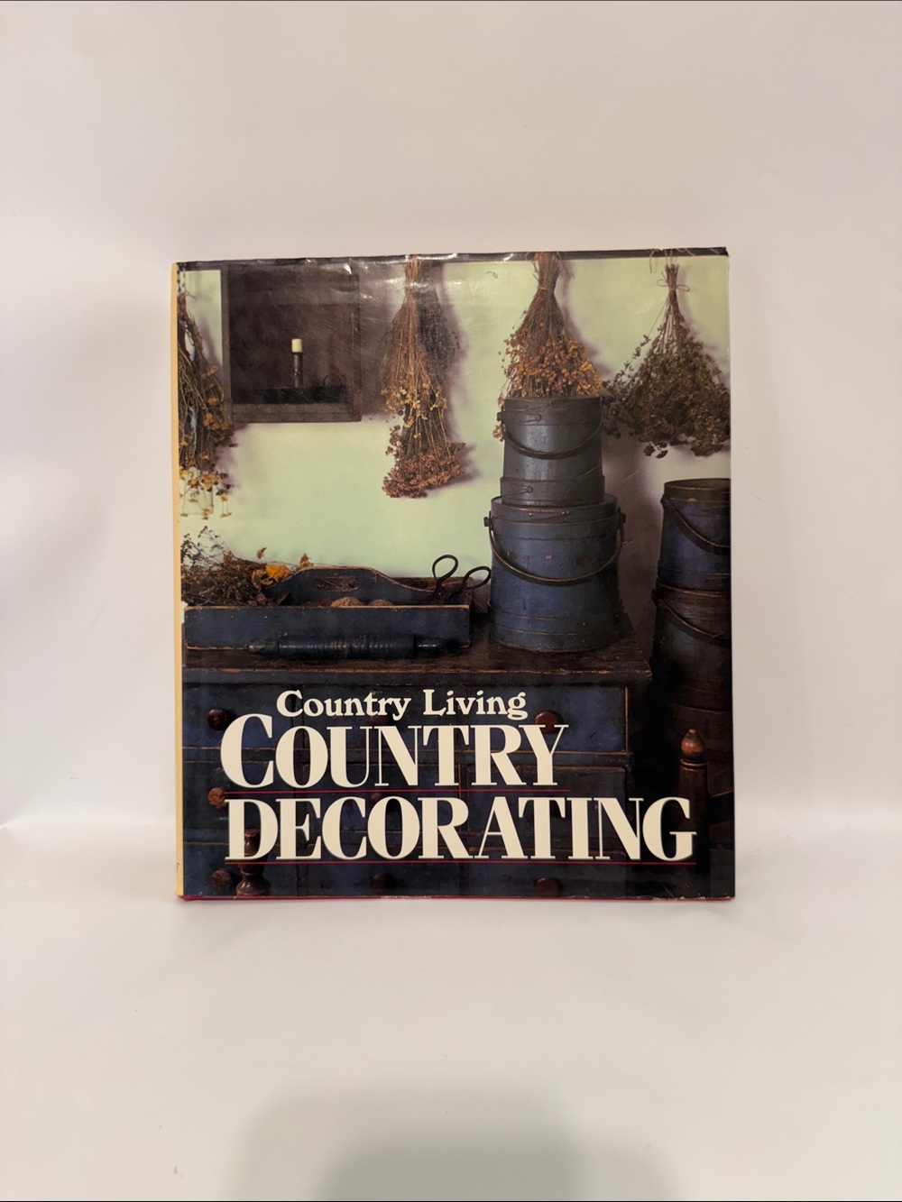 Vintage Country Living Country Decorating Hardcover Book (1988) by Bo Niles